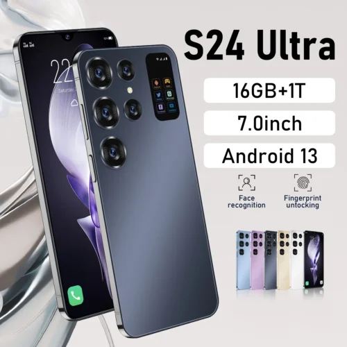 Global Version S24 Ultra NEW 16GB/1TB Unlocked Mobile Phone S24 Ultra 108MP 7 Inch 8000mAh Smart Mobile Phones