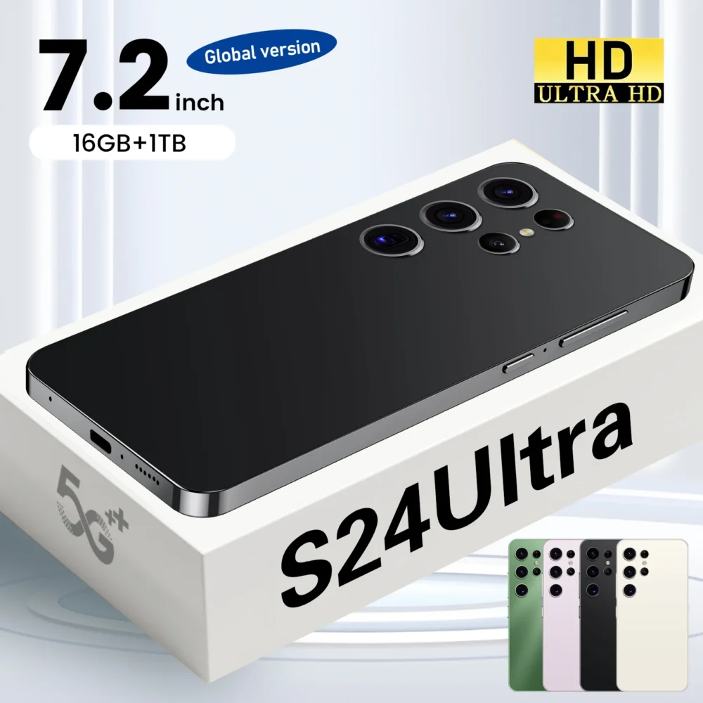 Good Selling S24 Ultra 12+256GB/512GB Sam Sun Original  Smartphone HD Screen LTE Unlocked Cell Mobile Phones Cheap Price