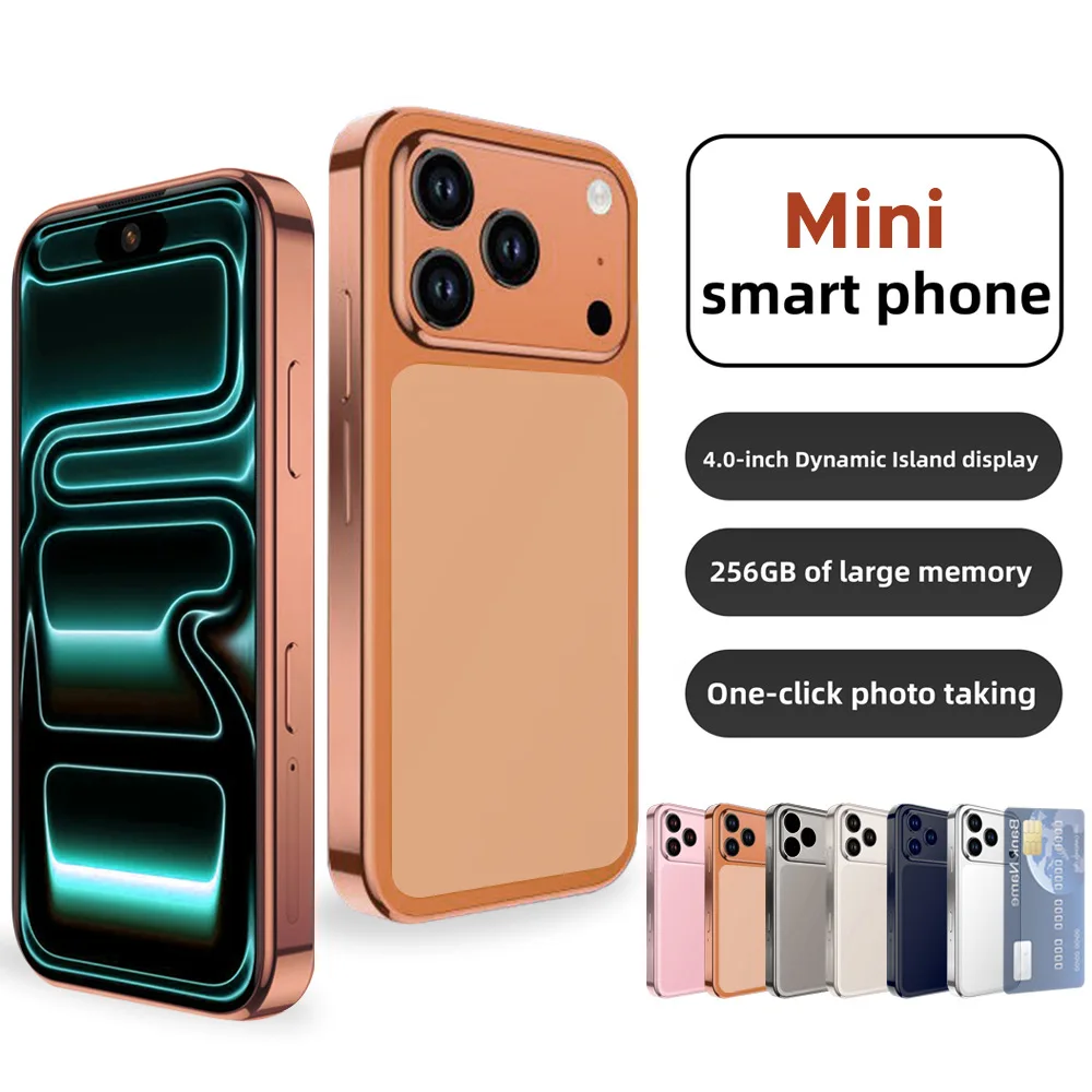Hot Sale Mini Phone XS17Pro Promax Mini Smartphone  HD Screen Quad Core Processor Tiny Compact WIFI Mobile Phones