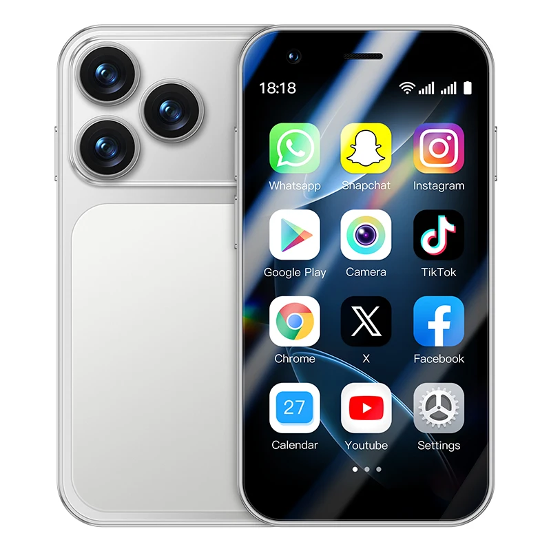 A17 Mini Smartphone 3.0'' HD Screen 4+64GB 3G/4G LTE Dual SIM Cellphone Android Mini Mobile Phones