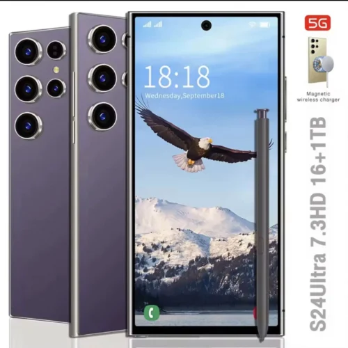 Cheap 5g Smartphone S24 Ultra 7.3 Inch Full Screen 16+1TB Android Mobile Phones With Face Id Original Unlocked Cell Phones L ram