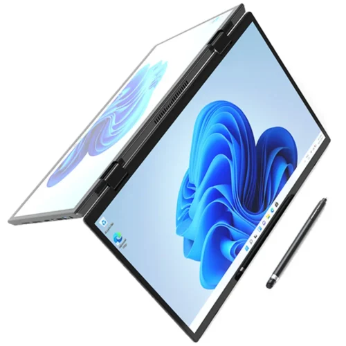 2025 New 14 Inch +14 Inch  Dual Touch Screen Intel 13th N100  Aluminum Yoga Laptops for Business Office Education Laptop