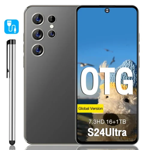 Original S24 Ultra Smartphones 16GB+1TB 5G Dual SIM Mobile Phone with HD LCD 65W Low Price LTE Cellular