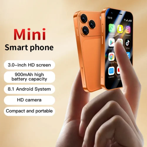 A17 Mini Smartphone 3.0'' HD Screen 4+64GB 3G/4G LTE Dual SIM Cellphone Android Mini Mobile Phones
