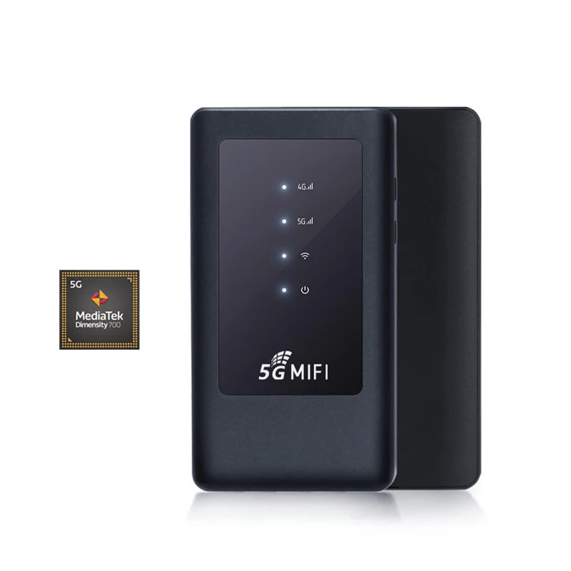 Mifis LTE Wifi Router 5g Lte with Sim Card Slot 4400mAh 4g Router Suitable for Laptops 1800MBPS M2A