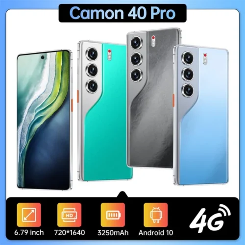 Hot Selling Camon 40 Pro 4G Unlocked Android Smartphones 3GB+32GB Dual SIM Card Mobile Phones with LTE CDMA Global Version