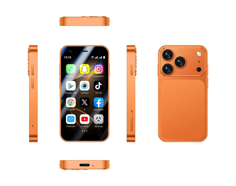 A17 Mini Smartphone 3.0'' HD Screen 4+64GB 3G/4G LTE Dual SIM Cellphone Android Mini Mobile Phones