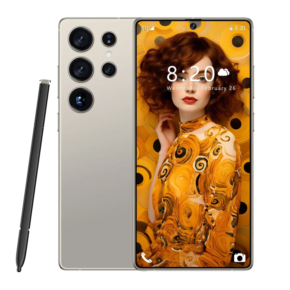 Original Phones S25U and S25 Ultra 5G Dual SIM Smartphones 16GB+1TB 5G Mobile Phone with HD Screen Resolution