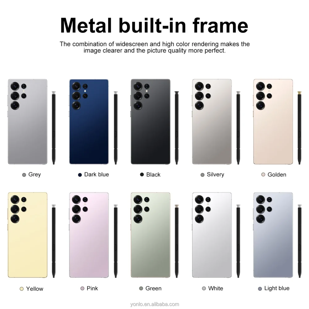 SmartPhone GalaxS S25 Ultra 7.3 HD 5G Celulares 16GB+1TB Dual Sim 7000mAh 72MP+108MP Mobile Phones Original Android Cell Phone