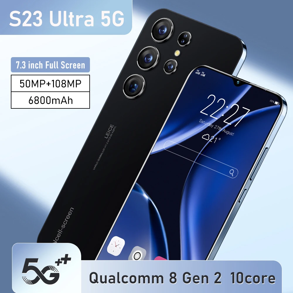 Cheap HOT HOT HOT Setting S23 8+256gb 12+512gb A53 Phone case Itel Mobile Phones Made in China
