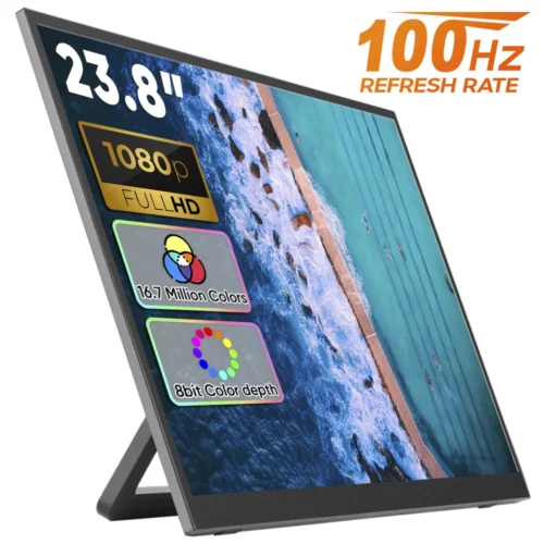 Custom 1080P Portable Monitor 23.8 Inch 100Hz Ultra Slim for Laptop Bulk Orders Private Label Manufacturer Laptop Monitor