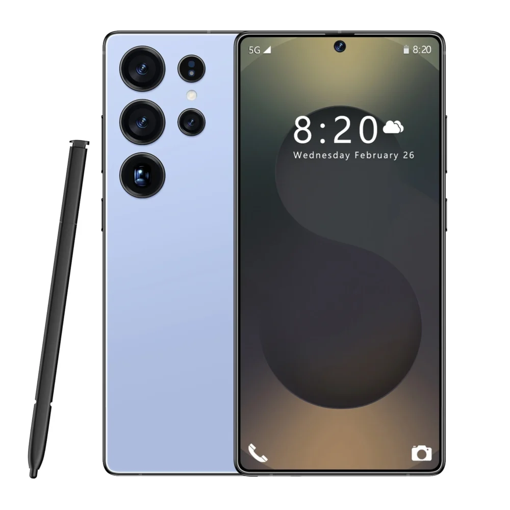 Original Phones S25U and S25 Ultra 5G Dual SIM Smartphones 16GB+1TB 5G Mobile Phone with HD Screen Resolution