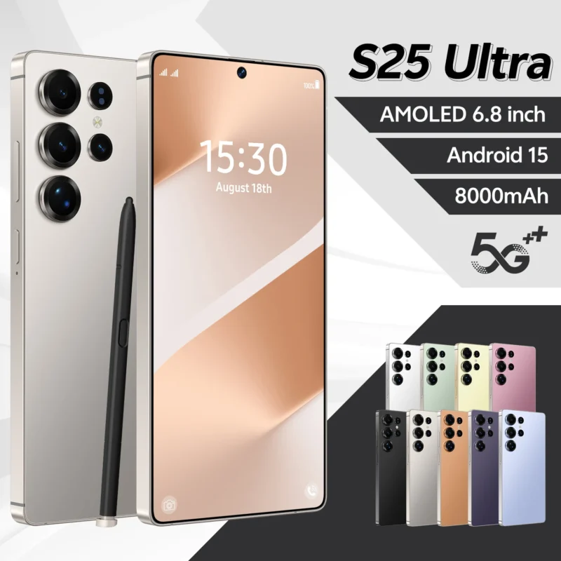 Original Phones S25 ultra Smartphones for S25 ultra 16GB+1TB 5G Dual SIM Cellphone Mobile Phone S25 ultra 5g Smartphone