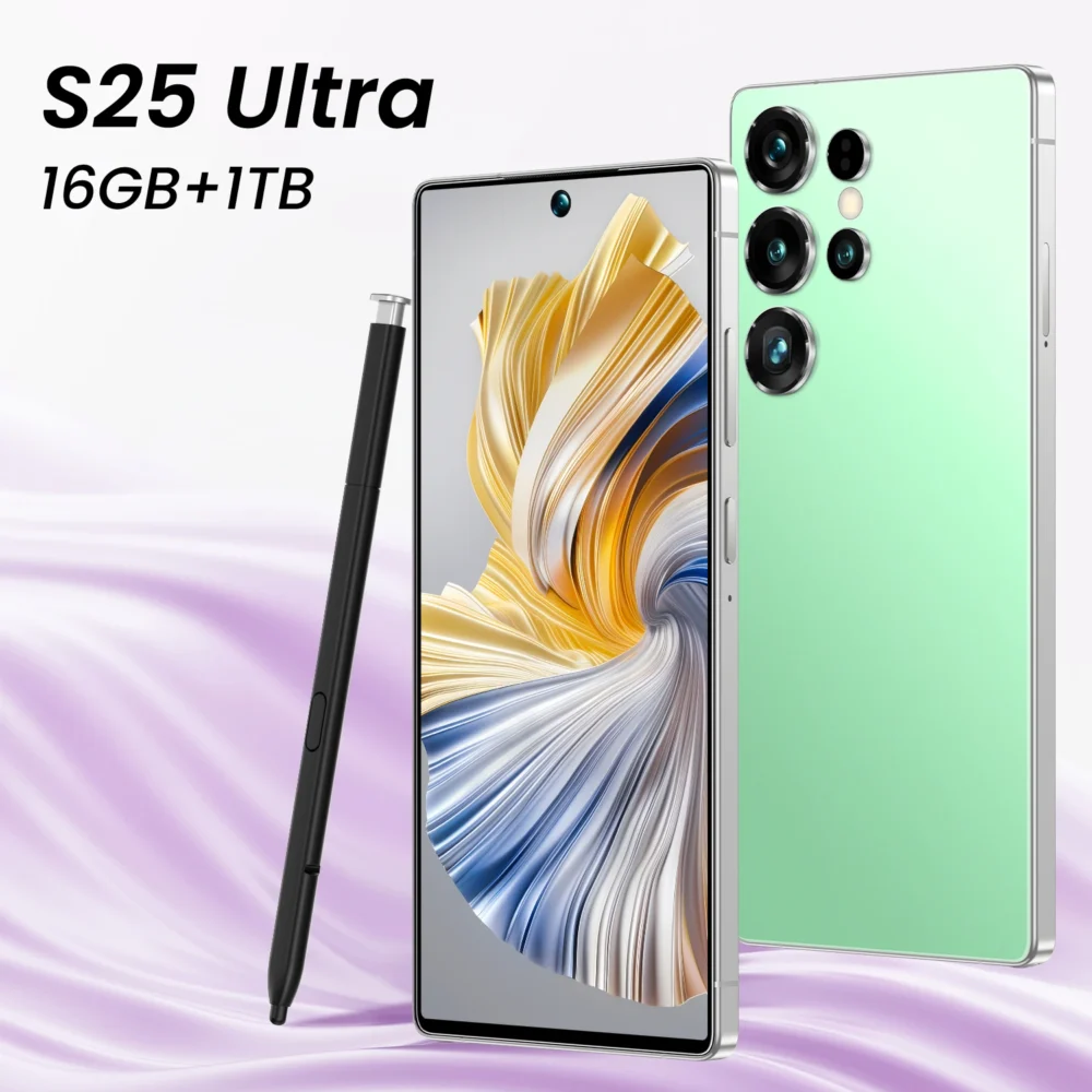 Hot Sale 16+1TB S26Ultra Rear Camera Mobile Phones Cell Phone Dual SIM Card New 5G Smartphones