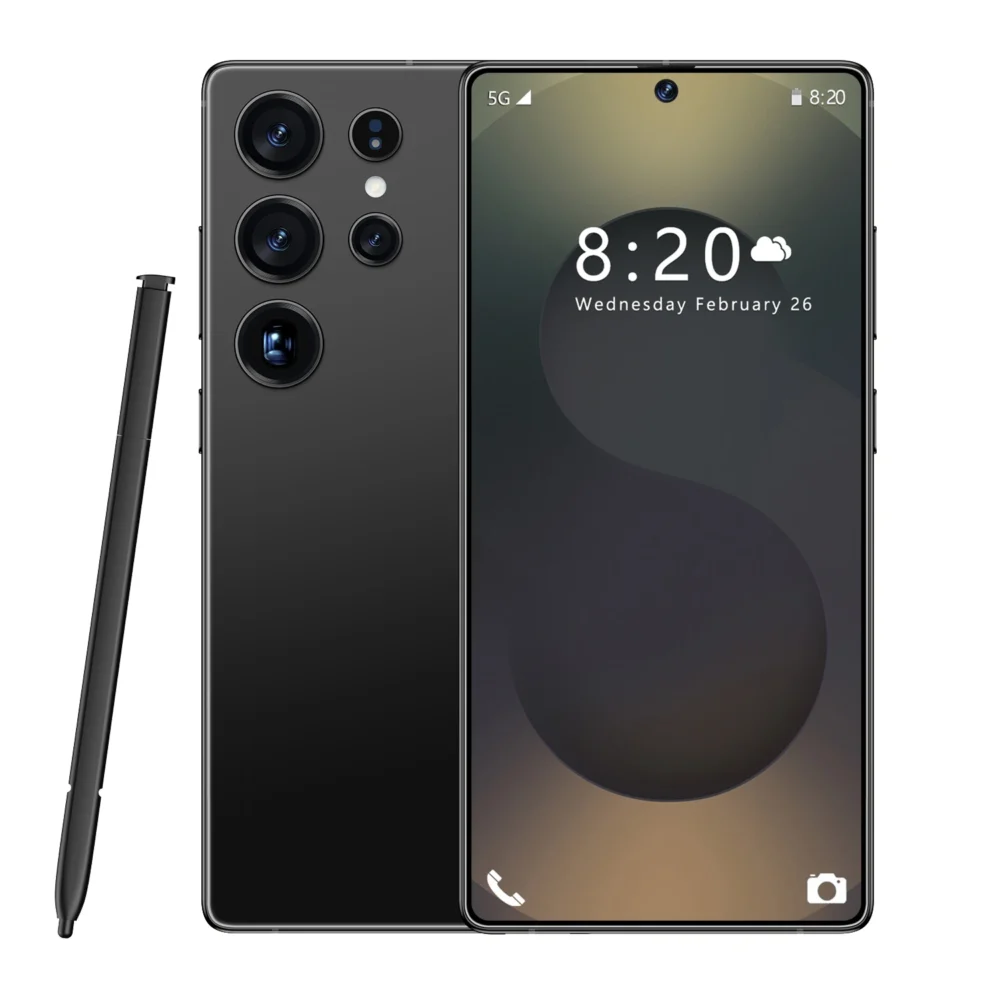 Original Phones S25U and S25 Ultra 5G Dual SIM Smartphones 16GB+1TB 5G Mobile Phone with HD Screen Resolution