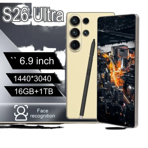 Best Selling Cellphones S26 16+1TB 48+108MP Global 5G Smartphone 7.3Inch Screen Cellphones for S26 ultra Smart Phone