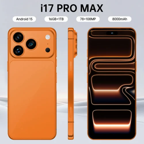 New Arrived Low Price I17 Pro Max Mobile Phones Dual Sim Global Version I17ProMax Smartphone 8GB+256GB Cell Phones