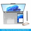 Hot Wholesale 2025 New Ultrathin  15.6" +7" Dual Display N100 32G RAM 1TB  2TB SSD Touch Screen Business Office Aluminum Laptops