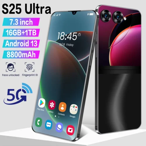 Hot Selling S25 Ultra High Quality Unlocked Smartphone Dual SIM 5G S25 Ultra Cell Phones 16GB+1TB S25Ultra Gaming Mobilephone