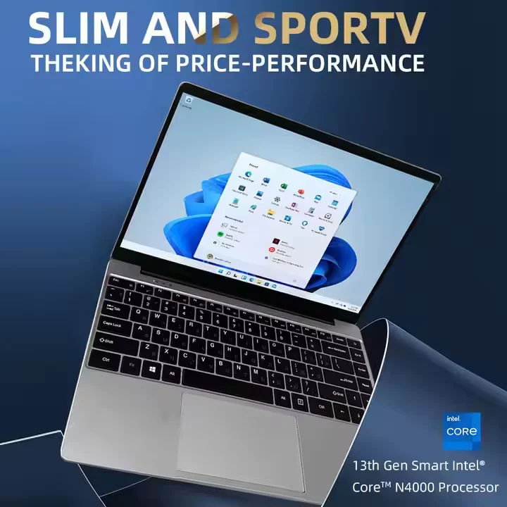 New Design 14-15.6'' Intel Notebook N5095 Win11 Laptop Computer China Factory Cheap Gaming Laptop Computers Laptops