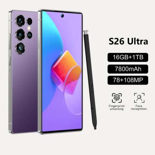 Best Selling Cellphones S26 16+1TB 48+108MP Global 5G Smartphone 7.3Inch Screen Cellphones for S26 ultra Smart Phone