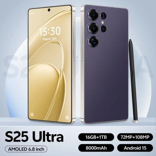 Original Phones S25 ultra Smartphones for S25 ultra 16GB+1TB 5G Dual SIM Cellphone Mobile Phone S25 ultra 5g Smartphone