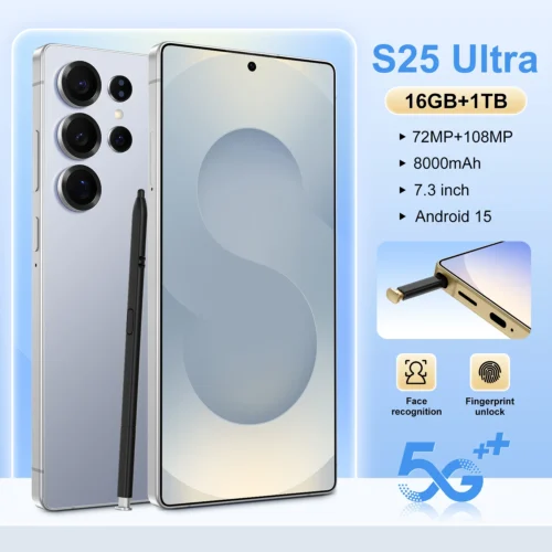 New 2025 Original Phones S25 ultra Smartphones 16GB+1TB 5G Dual SIM Cellphone Mobile Phone S24 ultra 5g Smartphone