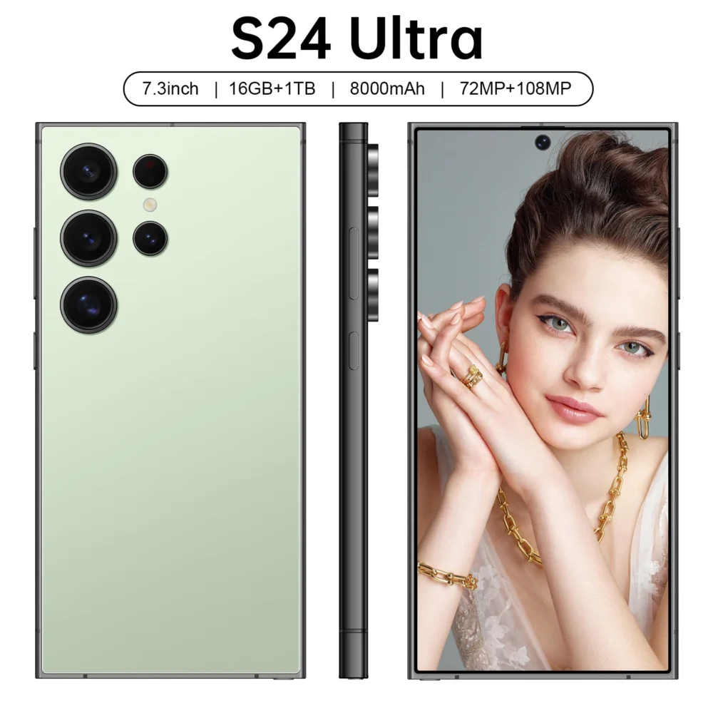 Good Selling S24 Ultra 12+256GB/512GB Sam Sun Original  Smartphone HD Screen LTE Unlocked Cell Mobile Phones Cheap Price