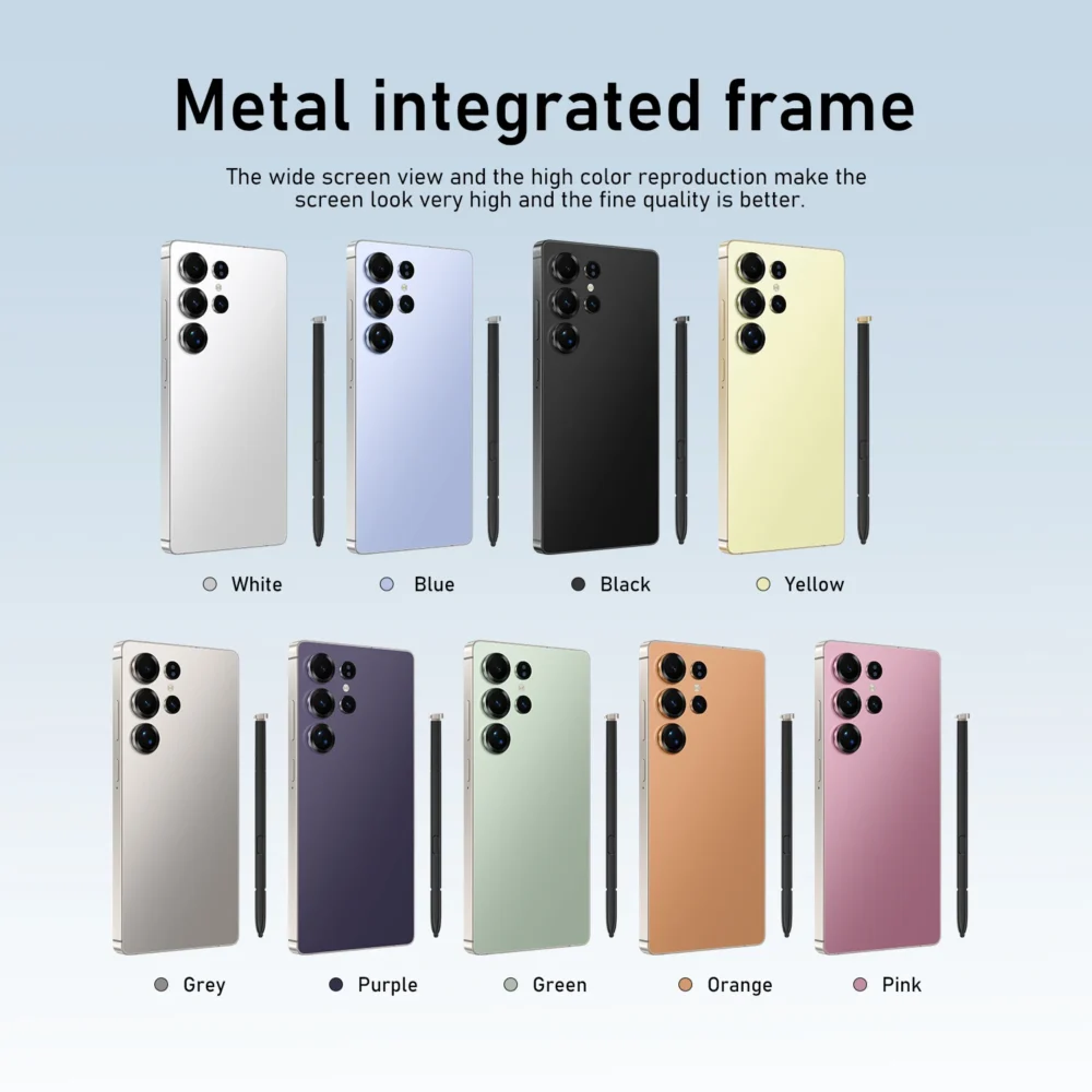 SmartPhone GalaxS S25 Ultra 7.3 HD 5G Celulares 16GB+1TB Dual Sim 7000mAh 72MP+108MP Mobile Phones Original Android Cell Phone