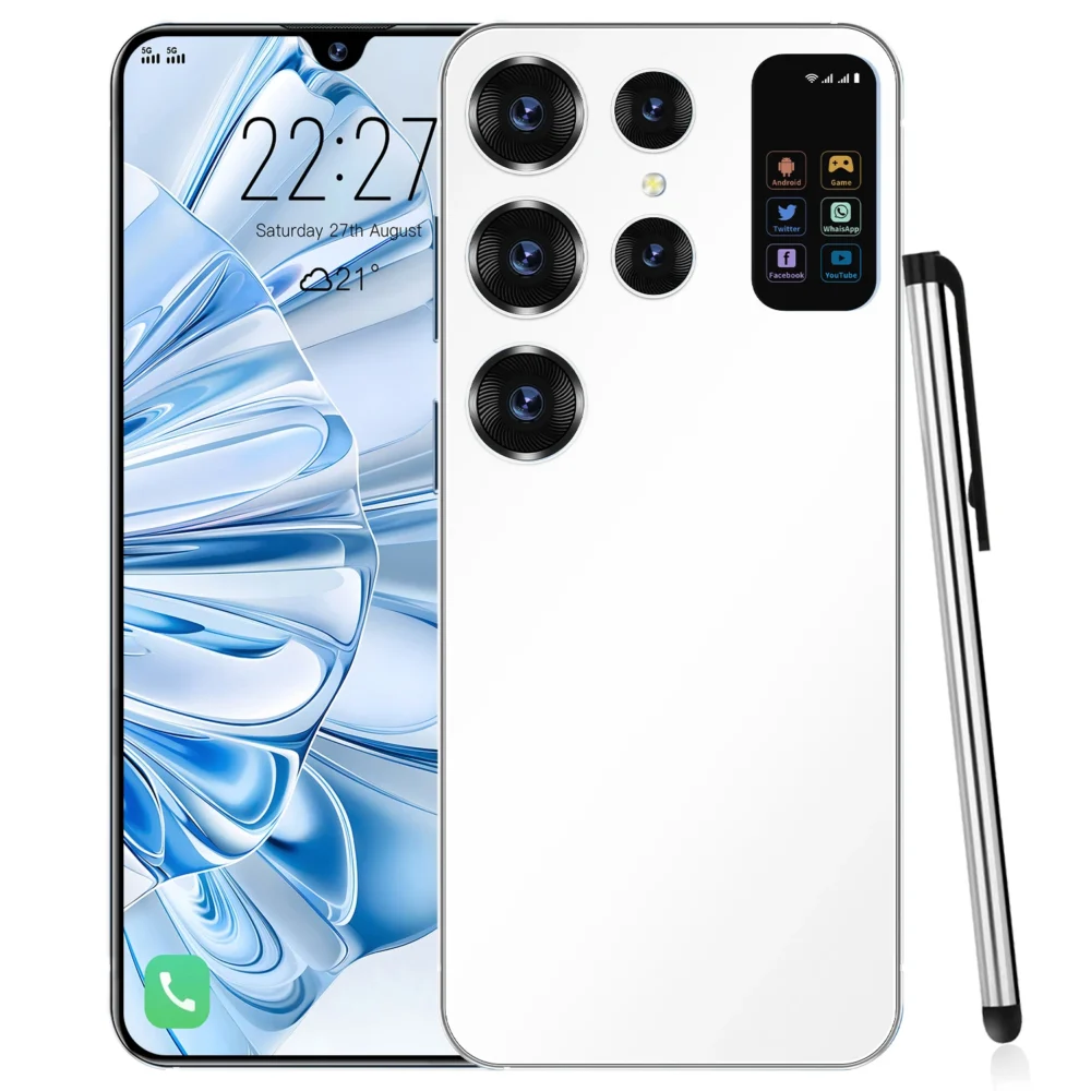 Global Version S24 Ultra NEW 16GB/1TB Unlocked Mobile Phone S24 Ultra 108MP 7 Inch 8000mAh Smart Mobile Phones