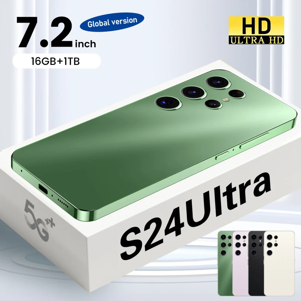 Good Selling S24 Ultra 12+256GB/512GB Sam Sun Original  Smartphone HD Screen LTE Unlocked Cell Mobile Phones Cheap Price