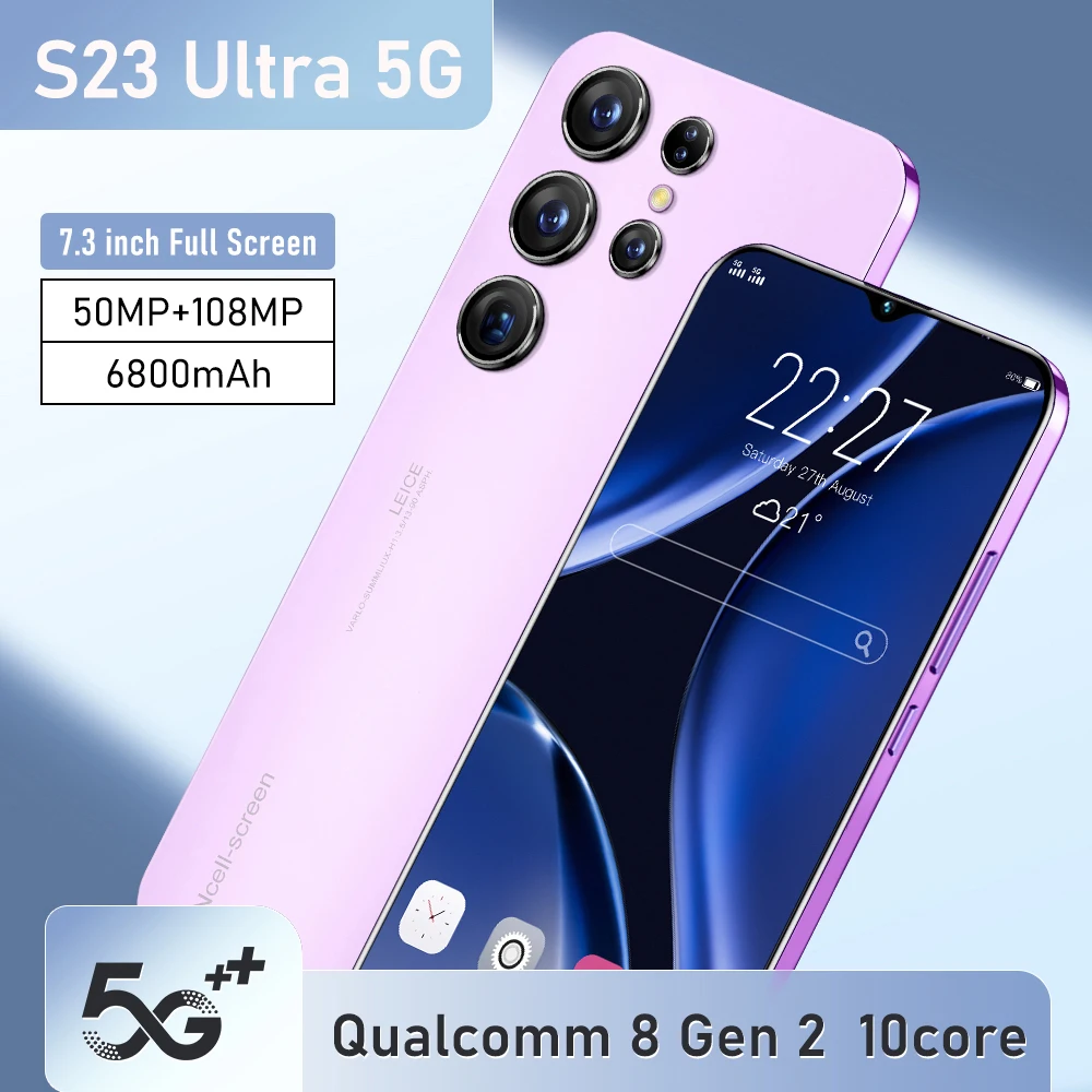 Cheap HOT HOT HOT Setting S23 8+256gb 12+512gb A53 Phone case Itel Mobile Phones Made in China