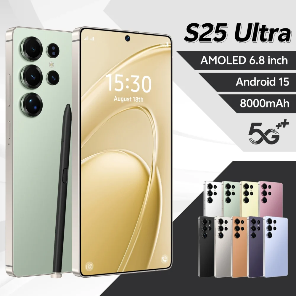 Original Phones S25 ultra Smartphones for S25 ultra 16GB+1TB 5G Dual SIM Cellphone Mobile Phone S25 ultra 5g Smartphone