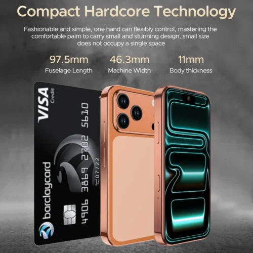 Hot Sale Mini Phone XS17Pro Promax Mini Smartphone  HD Screen Quad Core Processor Tiny Compact WIFI Mobile Phones