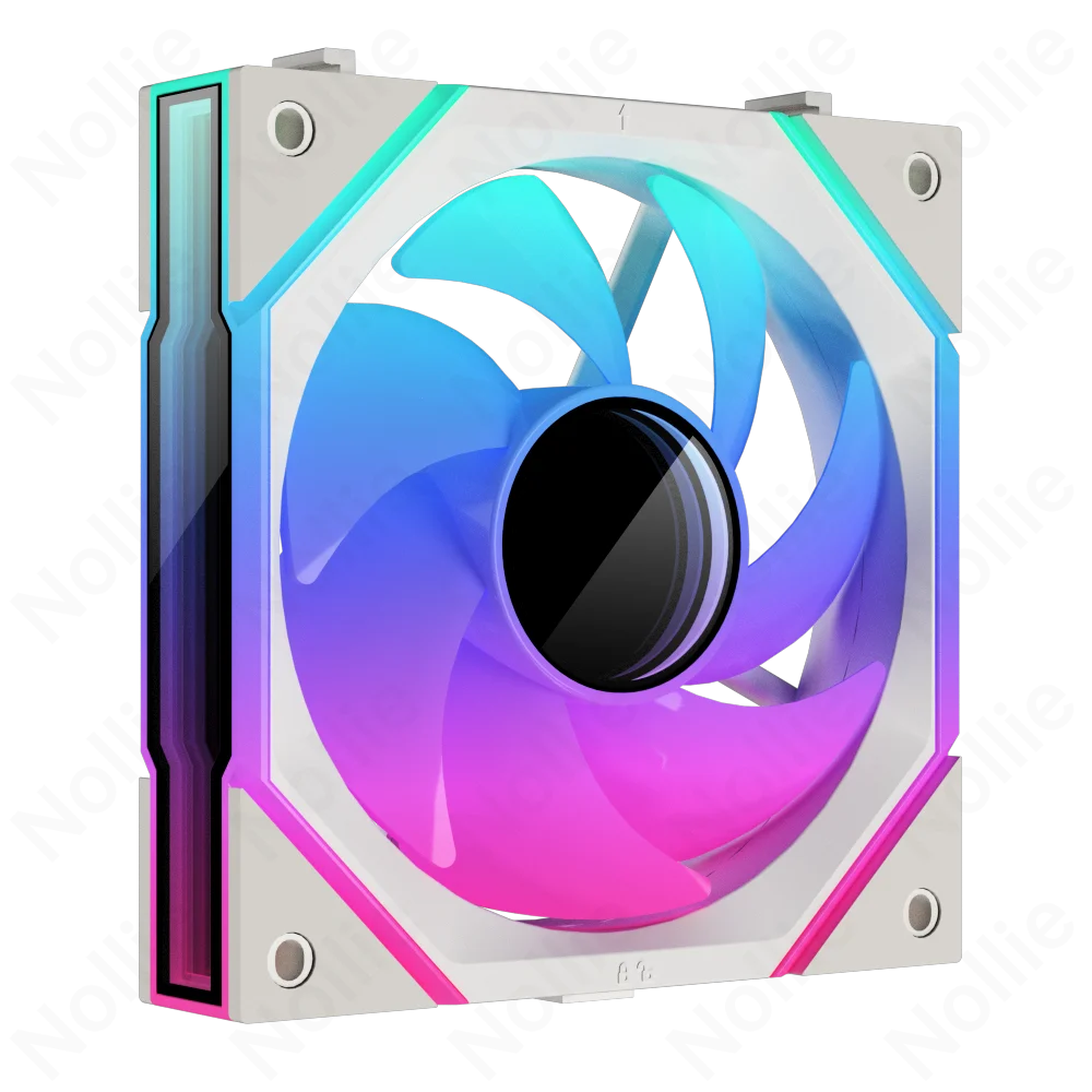 Nollie FAN GC120 ARGB Cooling Fan Modular Stackable Splicing PWM Silent 120mm RGB Fans