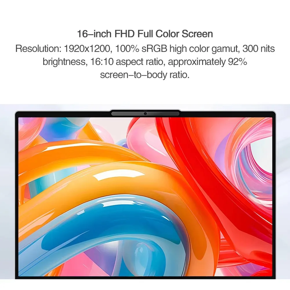 Lenovo Ultrabook XIAOXIN 16 2024 Laptop AMD Ryzen R7 8845H Intel Core i5 13420H 16G 32GB 512GB 16" FHD Display Sreen Notebook PC