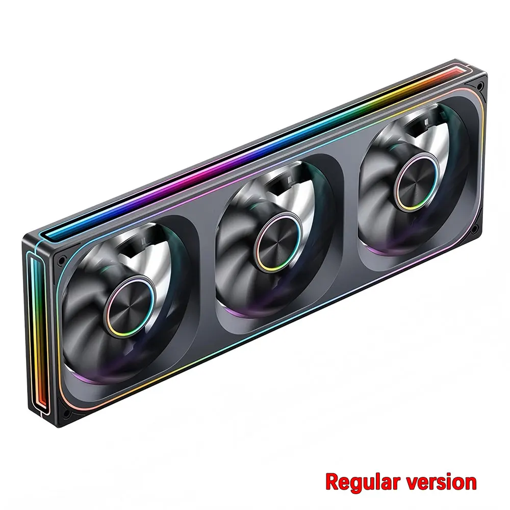 JONSBO ZA-120/240/360 ARGB 12/24/36CM chassis fan Motherboard lighting synchronization/Aluminum Nameplate/PWM Case fans