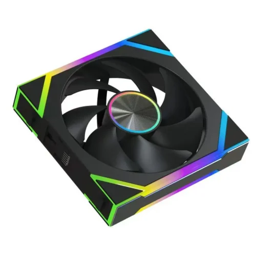 JUMPEAK DS120 Face-Changing ARGB Cooling Fan 360mm 240mm Modular Stackable Splicing 120mm RGB Fans For Gaming PC Case CPU Cooler