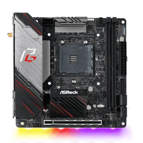 AMD X570 motherboard ASROCK X570 Phantom Gaming ITX/TB3 AM4 DDR4 64G Ryzen 5 5600 4700G 2600 3200G cpu PCI-E 4.0 Mini ITX