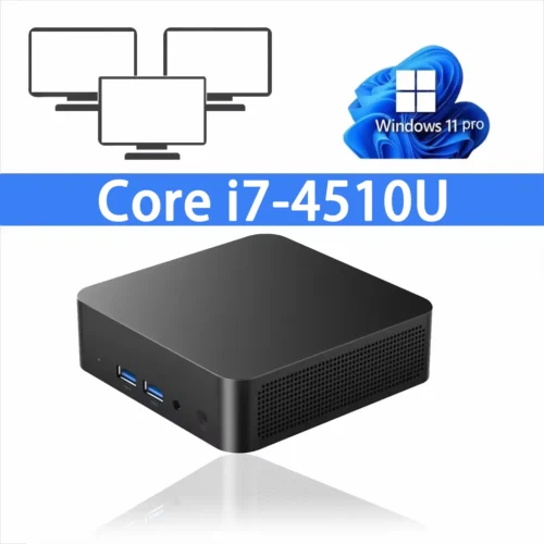 【3 year warranty】 MINI PC Windows 11 Core i7 4510U i3 6100U 16GB RAM 1TB SSD BT5.2 Gaming office study computer gamer desktop
