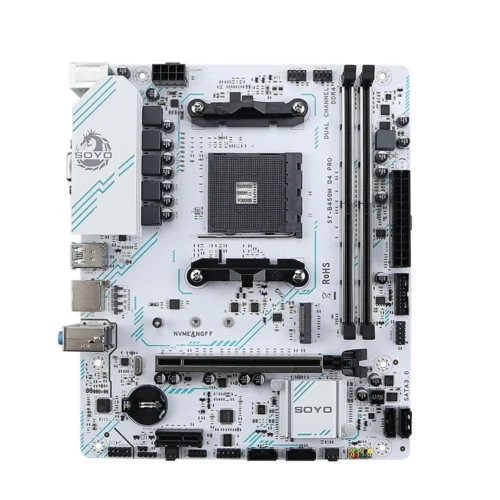 SOYO AMD B450M Game Motherboard DDR4 Memory AM4 Mainboard M.2 NVME Desktop Computer components Supports CPU AMD AM4 Ryzen 5600