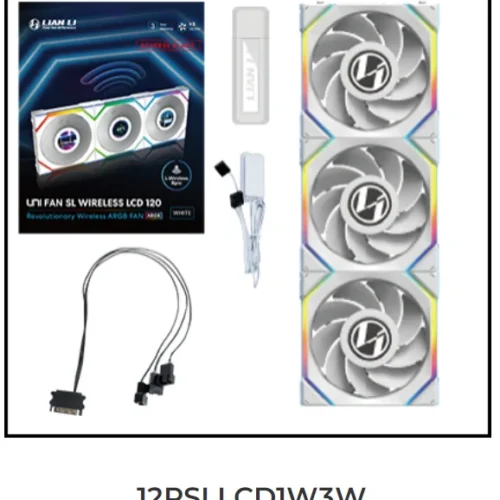 LIAN LI UNI FAN SL Wireless 120 Single Pack , Reverse Blade Triple Pack, LCD 120 Single Pack, Case fan, water cooled fan