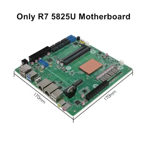 Topton AMD Ryzen 7 5800H 5825U 8-Bay NAS Firewall Motherboard 2*NVMe 8*SATA 2*2.5G LAN 2*DDR4 1*8XPCIE3.0 Gaming ITX Mainboard
