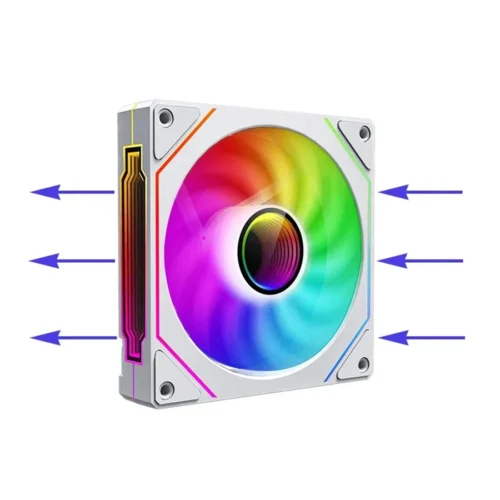 Prism 4 PRO ARGB Fan PC 120mm Computer Case Fan 4pin CPU Cooling Fans 3pin5v RGB