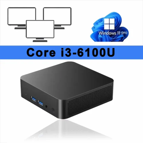 【3 year warranty】 MINI PC Windows 11 Core i7 4510U i3 6100U 16GB RAM 1TB SSD BT5.2 Gaming office study computer gamer desktop