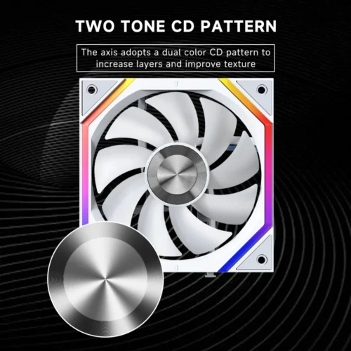 120mm ARGB Fan Infinity Mirror Design 5V 3PIN Aura Sync 4PIN PWM 800-2000RPM Cooler Fan Jungle Leopard Galaxy Prism XH