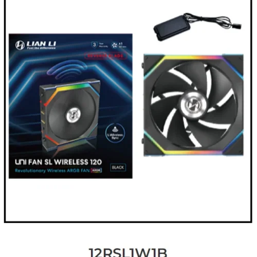 LIAN LI UNI FAN SL Wireless 120 Single Pack , Reverse Blade Triple Pack, LCD 120 Single Pack, Case fan, water cooled fan