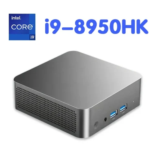 Brand New Mini PC Intel Core i9-8950HK 16GB RAM 1/2TB SSD Bluetooth 5.2 WiFi6 1000M Ethernet Windows 11 Gaming Office PC