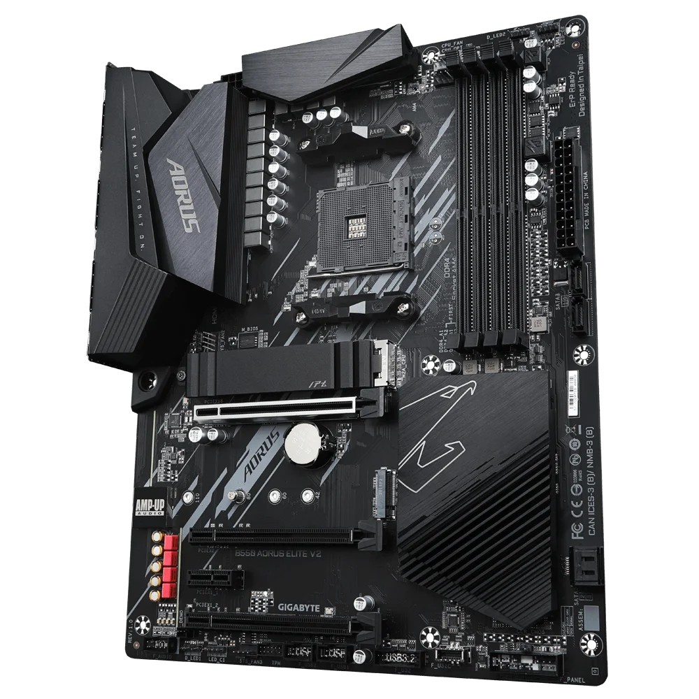 GIGABYTE B550 AORUS ELITE V2 AM4 motherboard ram ddr4 AMD B550 CPU compatible Ryzen 5 5600X/5500 7 5800X3D 7 5800X 9 5950X ATX