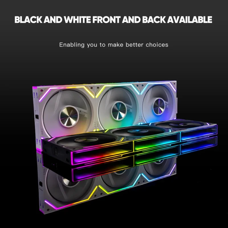 Jungle Leopard Interstellar V2RS 120mm ARGB Modular Wireless Splicing Infinite Mirror Ventilador Fans